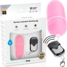 Online Huevo Vibrador Control Remoto L Rosa 1ud