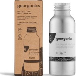 Georganics Oil Pulling Mouthwash Activated Charcoal 100ml