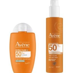 Avene Avène Pack Ultra Fluido Oil Control SPF50 50ml + Spray Invisible SPF50 200ml