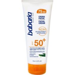Babaria Aloe Adn Crema Solar Facial Spf50+ 75ml