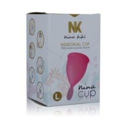 NINA KIKI Cup Copa Menstrual Talla L Rosa 1ud