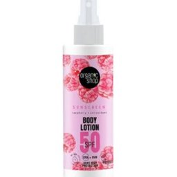 Organic Shop Raspberry Body Lotion SPF50 150ml