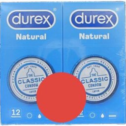 Durex Pack Preservativo Natural Duplo 2x12uds