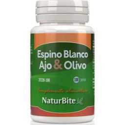 Naturbite Espino Blanco + Ajo + Olivo 500mg 100 perlas