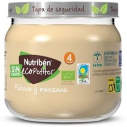 NUTRIBEN Ecopotito Plátano Manzana 120g
