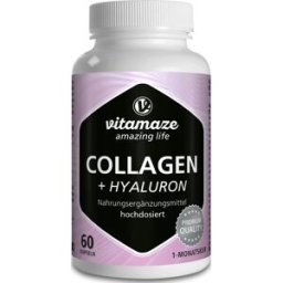 Vitamaze Colágeno + Ácido Hialurónico 60caps