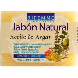 Bifemme Jabón Natural de Aceite de Argán 100 g