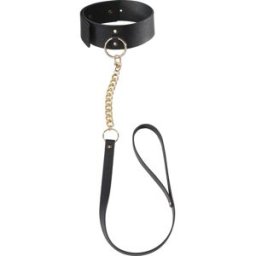 Bijoux Indiscrets Maze Collar Negro Con Correa 1 Unidad