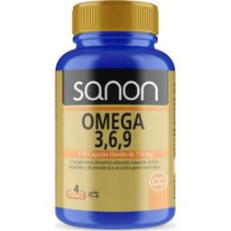 Sanon Omega 3 6 9 110 cápsulas blandas