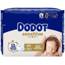 dodot Sensitive Pañales Recien Nacido Talla 0 (24 Uds.)