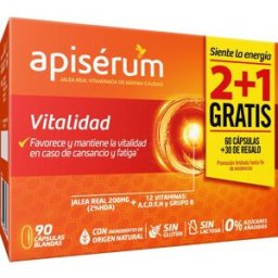 Apiserum Apisérum Pack Vitalidad 3 meses 90caps