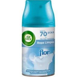 Air Wick Ambientador Automático Ropa Limpia Flor Spray 250ml