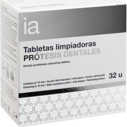 INTERAPOTHEK Tabletas Limpiadoras Prótesis Dentales 32comp