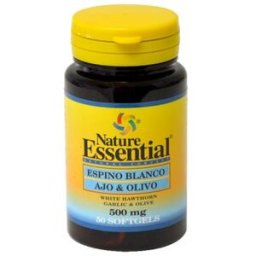 Nature Essential Espino Blanco+ajo+olivo 500mg 50 perlas