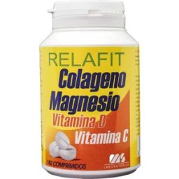 Relafit Colágeno + Magnesio + Vitamina C y D 180 comprimidos