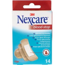 NEXCARE ® Blood Stop tiras adhesivas coagulantes surtido 14uds