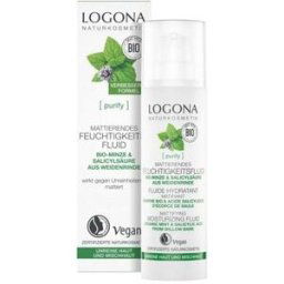 LOGONA Crema Facial Hidratante Menta Bio 30ml