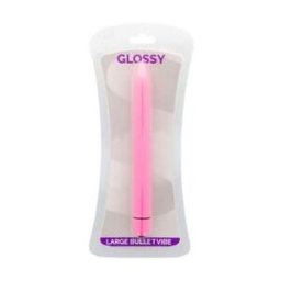 GLOSSY Slim Vibrador Rosa Intenso
