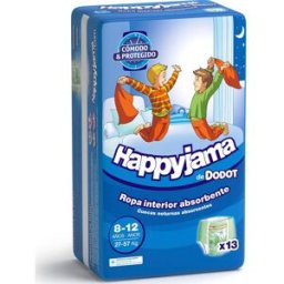 dodot Happyjama pañal Infantil T-8 13uds