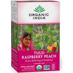 Organic India Tulsi Raspberry Peach 18uds