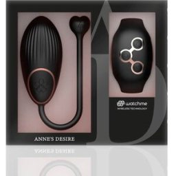 ANNE'S DESIRE Huevo Control Remoto Watchme Negro Gold 1ud