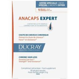Ducray Anacaps Expert Caída del Cabello Crónica 90caps