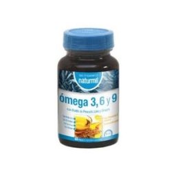 Naturmil Omega 3 6 y 9 Aceite de Pescado Lino y Onagra 60caps