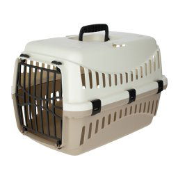 Kerbl Expedion transportín para mascotas - taupe / crema: 45 x 30 x 30 cm (L x An x Al)