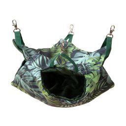 Hamaca TIAKI Jungle Collection para animales pequeños - S: aprox. 35 x 35 cm (L x An)