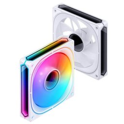 Ventilador Jonsbo FR-505WR 120mm Blanco RGB 1800RPM 47,2cfm 4-Pin PWM 3-Pin ARGB