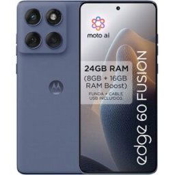 Motorola Edge 60 Fusion 8GB + 256GB móvil libre. Slipstream Gray 256 GB + 8 GB RAM