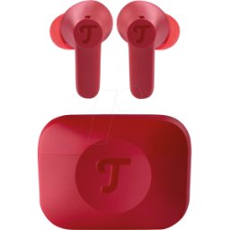 TEUFEL 107001399 - Auriculares, in-ear, TWS 2, Bluetooth, rojo
