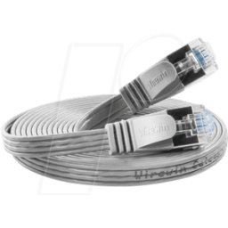 SLIM S6 2 GR - Cable de conexiones SLIM Cat.6, STP(PIMF), 2,0 m, blanco