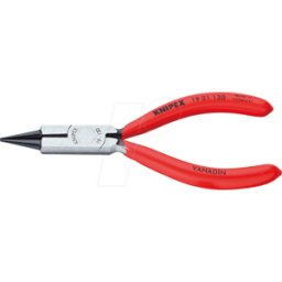 KNIPEX KN 19 01 130 - Pinza de puntas redondas, alicate para joyeros, 130 mm