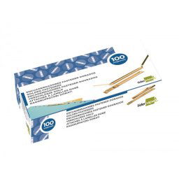 Encuadernador fastener dorado liderpapel caja de 100 unidades