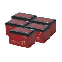 Kit de 5 Baterías de Tracción VT Industrial 6DZM16 60V 16Ah