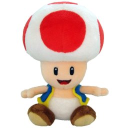 Sherwood Media Super Mario Peluche Toad Red 20cm