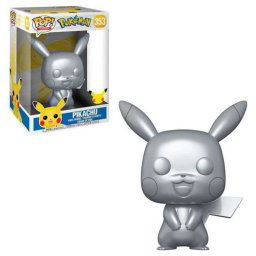 Funko Pop Jumbo Pokemon Pikachu Efecto Metálico Edición Especial Exclusivo