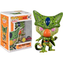 Funko Pop Animation Dragon Ball Z Cell Primera Forma Edición Especial Brilla en la Oscuridad