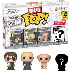 Funko Bitty Pop Harry Potter Pack 4 Harry Potter/Draco Malfoy/Dobby/Figura Misteriosa