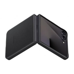 Samsung Funda de Cuero Vegano negra para Z Flip7