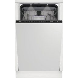 Lavavajillas Beko BDIS38040A Integrado 10 cubiertos 45dB 3 cestas Inox LED