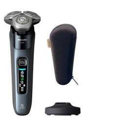 Afeitadora Philips i9000 X9001/10 Wet & Dry SkinIQ Azul Bluetooth Cabezal 360° Autonomía 50 min