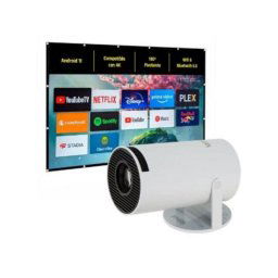 Pack Mini Proyector Iggual + Pantalla 120" Plegable Alta Definición y Portabilidad