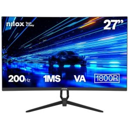Nilox NXM27CRV2001 27'' Curvo VA Full HD 200Hz 1ms HDMI 2.1 DP 1.4 Negro
