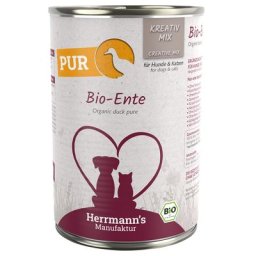 Herrmann's Carne pura ecológica 6 x 400 g - Pato ecológico