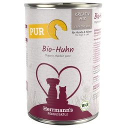 Herrmann's Carne pura ecológica 6 x 400 g - Pollo ecológico