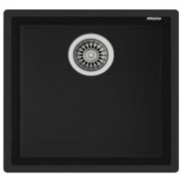 Fregadero Teka Square 40.40 TG Tegranite+ Negro 1 Cubeta Bajo Encimera 400x400mm