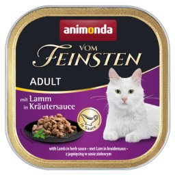 Megapack animonda vom Feinsten Adult 32 x 100 g - con cordero y salsa de hierbas