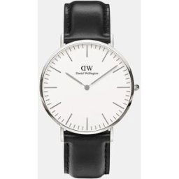 Daniel Wellington Reloj de hombre Classic DW00100020 de piel negro. Negro